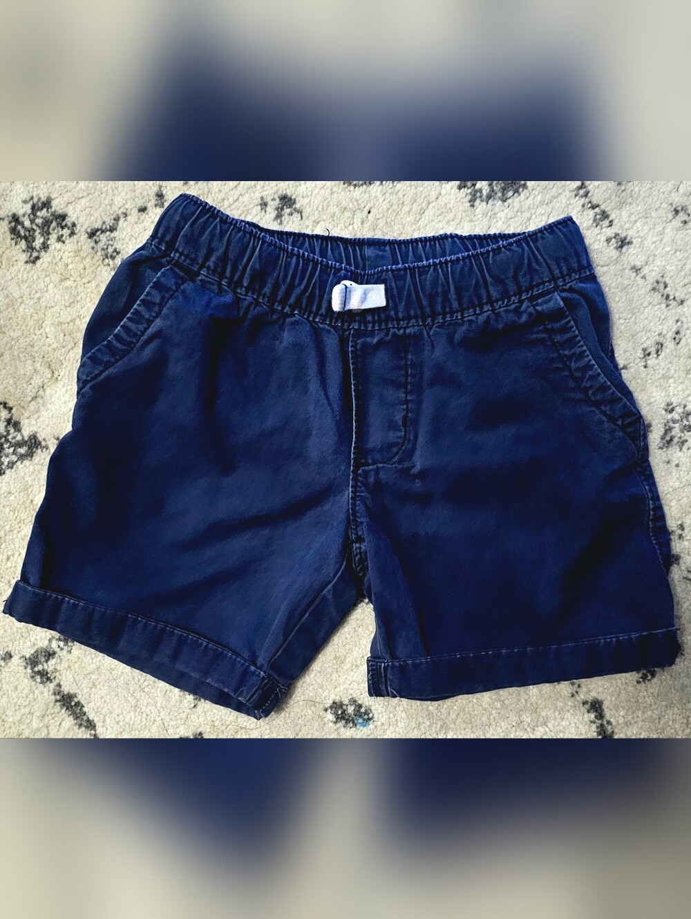 Carter's 3T Navy Blue Elastic Waist Pull-On Shorts